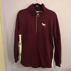 Victoria’s Secret PINK Quarter Zip Sweater.